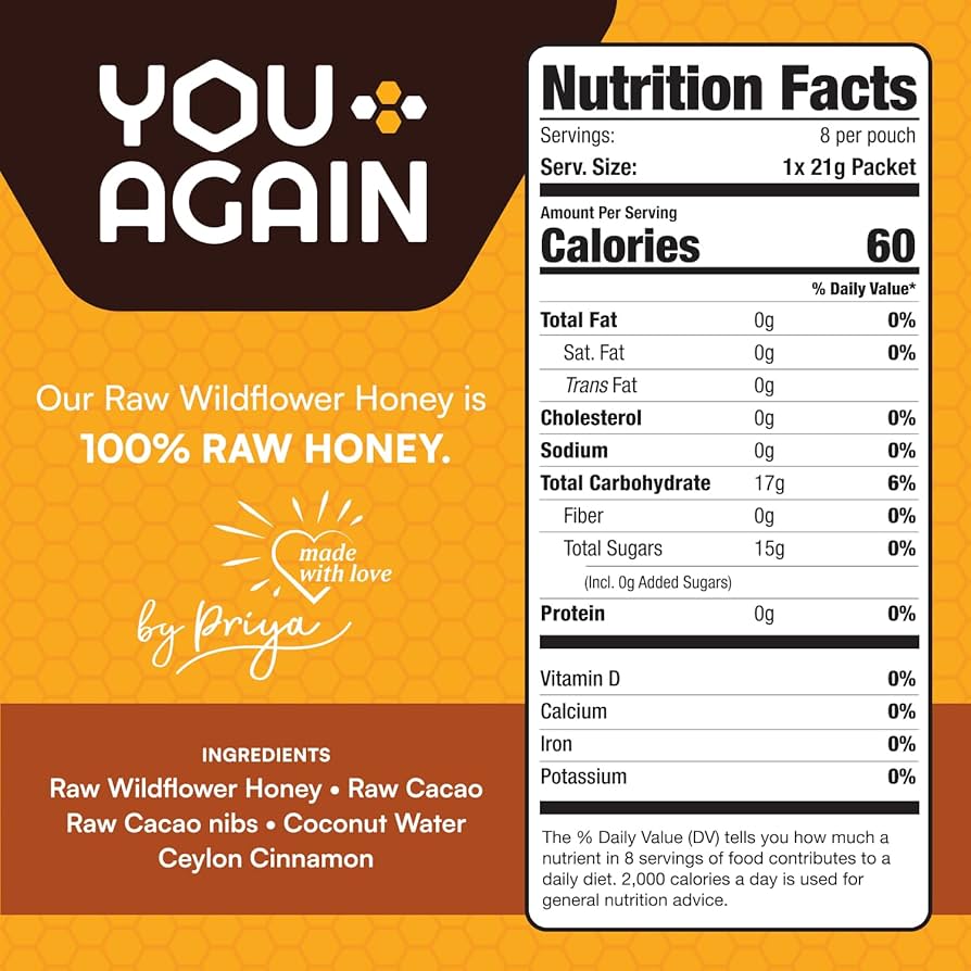Amazon.com : You Again Super Honey Chocolate Packets | Workout